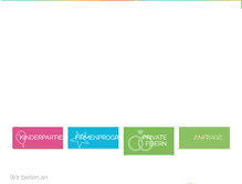 Tablet Screenshot of kinderparties.at